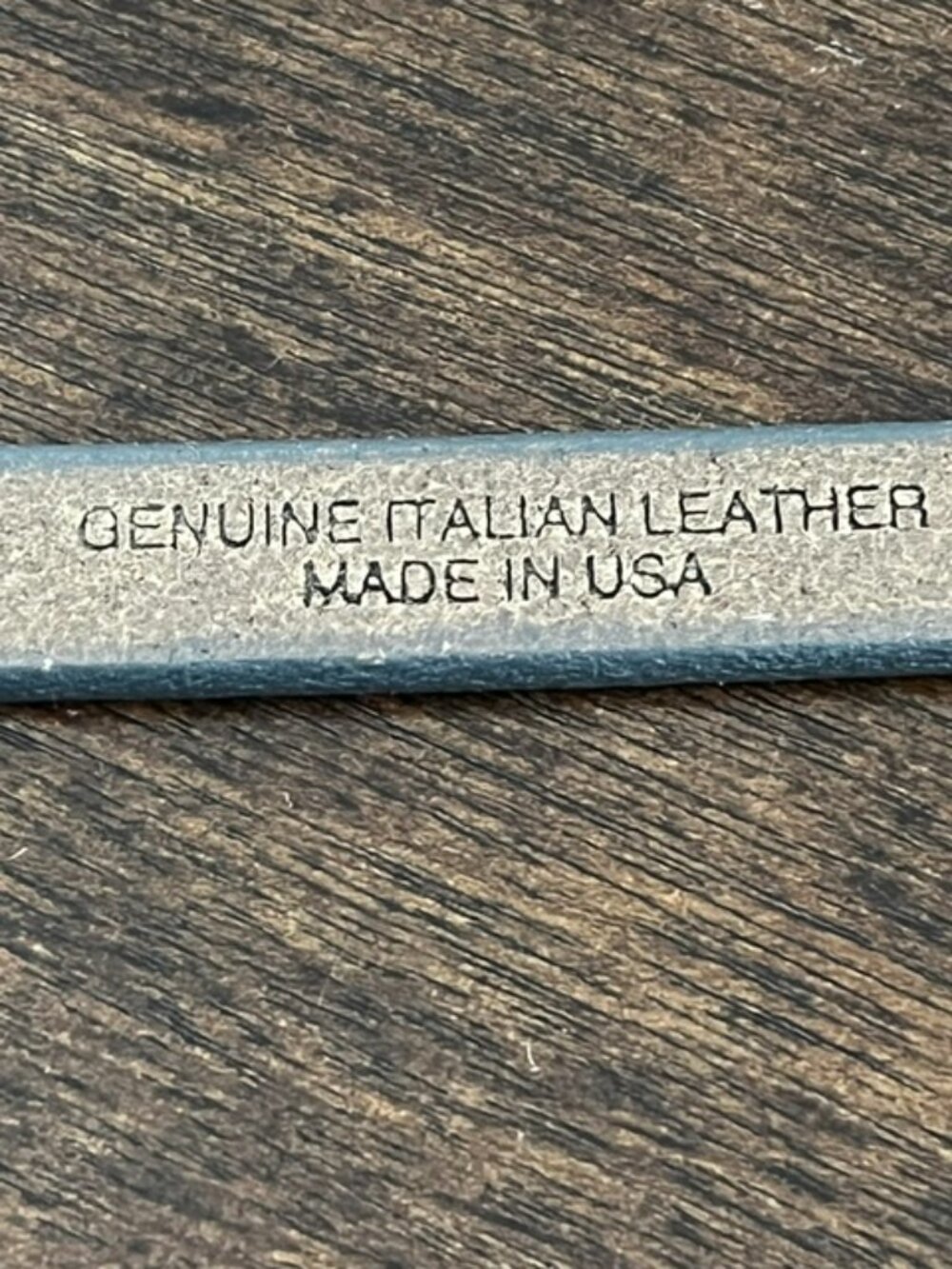 J. Crew Italian Leather Skinny Belt Brown Brass Tone Buckle Made in USA Small - Picture 5 of 7